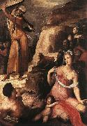 BECCAFUMI, Domenico Moses and the Golden Calf fgg oil painting